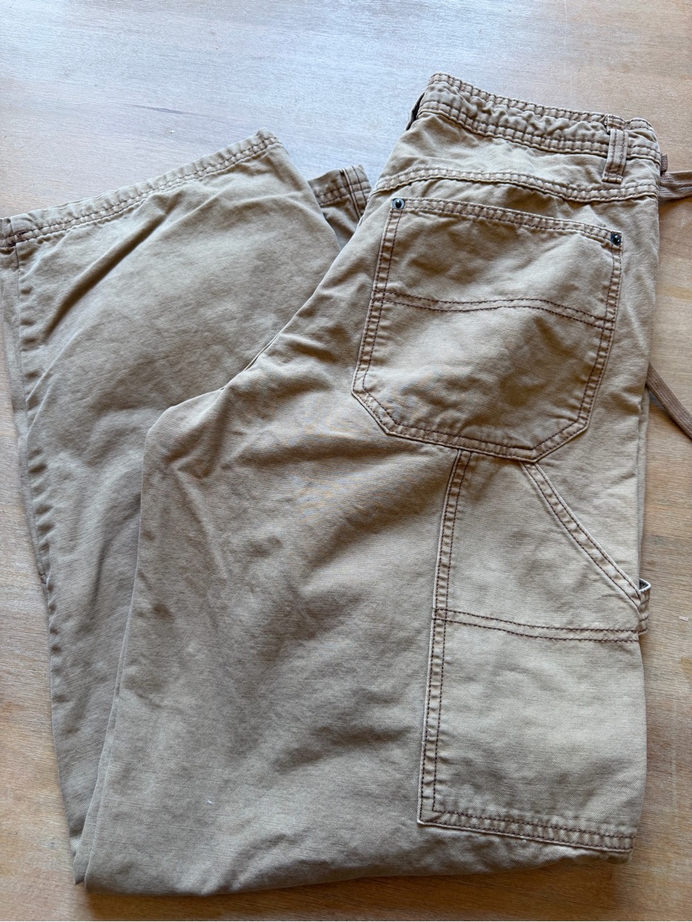 wild fable Wide Leg Carpenter Pants in Tan